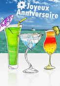 Trinque et fais un v&oelig;u pour ton anniversaire